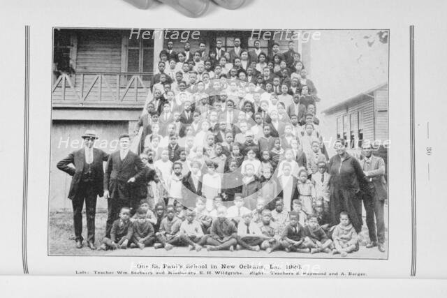 Our St. Paul's School in New Orleans, La., 1926, 1927. Creator: Unknown.