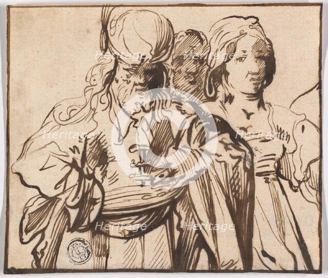 Three Half-Length Figures, 1622/72. Creator: Pieter Jansz.