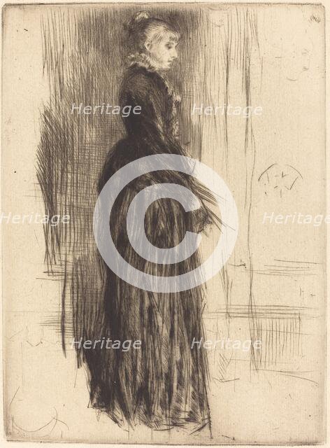 The Little Velvet Dress, 1873. Creator: James Abbott McNeill Whistler.