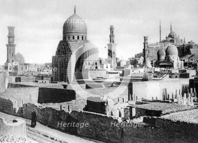 The Tombs of the Mameluks, Cairo, Egypt, c1920s. Artist: Unknown