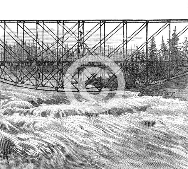 Sketches on the Canadian Pacific railway line, 1883. Creator: William James Palmer.