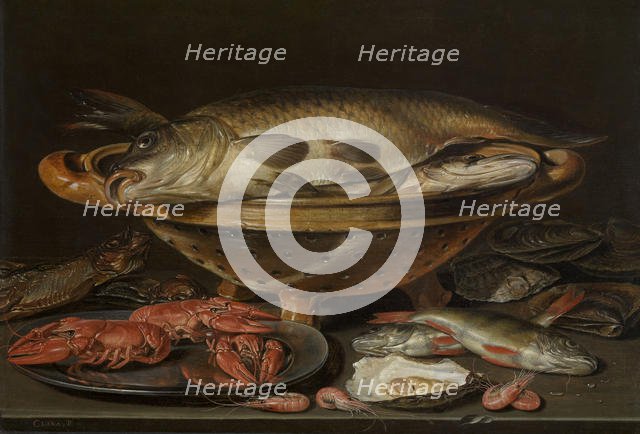 Still Life with Fish , ca 1612-1621. Creator: Peeters, Clara (1594-1658).