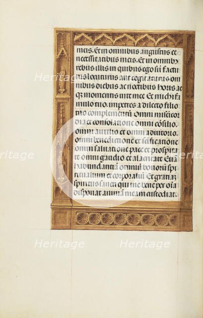Decorated Text Page; Spinola Hours, about 1510-1520. Creator: Unknown.