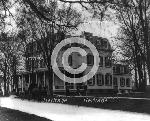 Soldiers' Home, exterior showing house, Washington, D.C, c1895. Creator: Frances Benjamin Johnston.