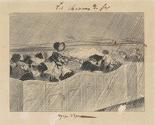 Un Voyage d'Agrément de Paris a Orléons, 19th century. Creator: Honore Daumier.