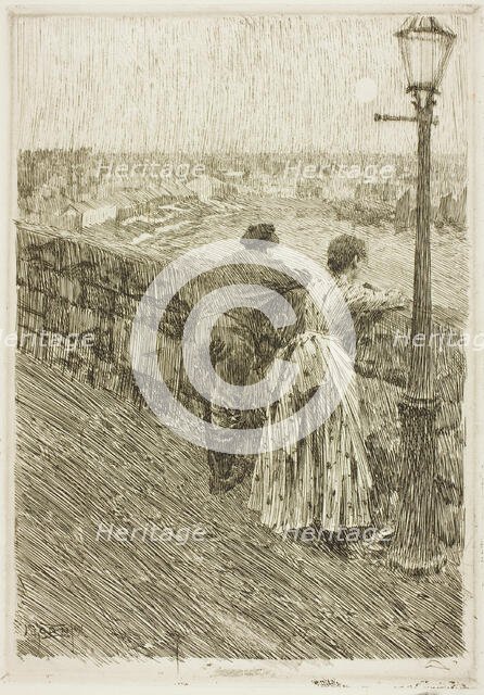 Fisherman at Saint Ives, 1891. Creator: Anders Leonard Zorn.