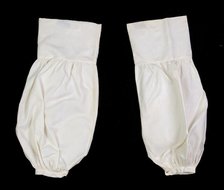 Undersleeves, American, ca. 1850. Creator: Unknown.