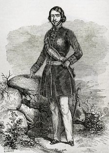 Carlos Luis of Bourbon and Braganza, (1818-1861), Count of Montemolin, 1853.   Creators: Eusebio Zarza, Coderch.