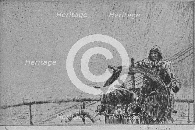 'The Helmsman', 1925, (1926). Artist: Arthur Briscoe.