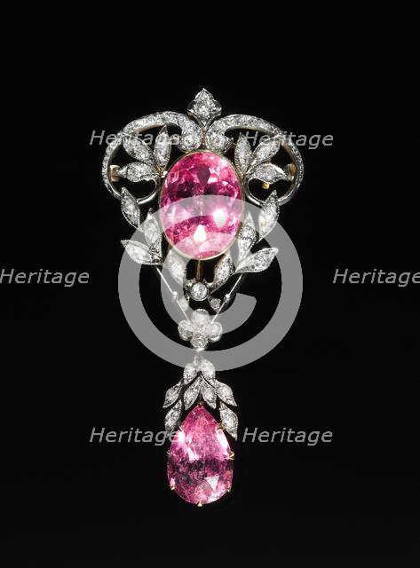 Pendant Brooch, c. 1890-1910. Creator: Unknown.