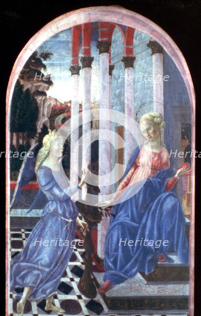 'Annunciation', c1470-1472. Artist: Francesco di Giorgio Martini