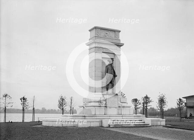 John Paul Jones - Statue, 1914. Creator: Harris & Ewing.