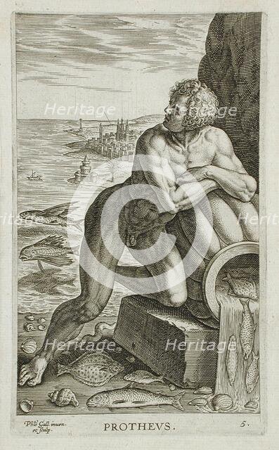 Protheus, 1586. Creator: Philip Galle.