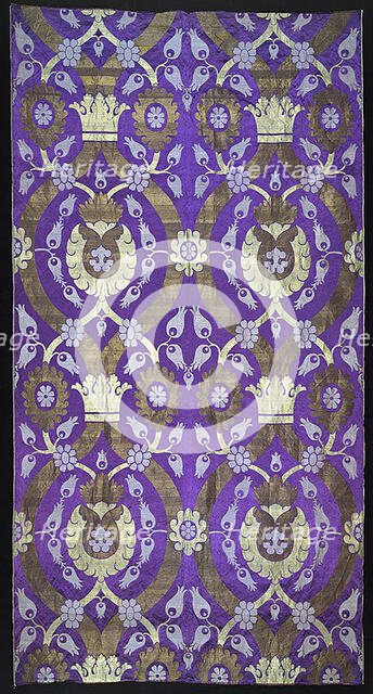 Panel (Furnishing Fabric), Scotland, 1885/90. Creator: Alexander Morton & Co..