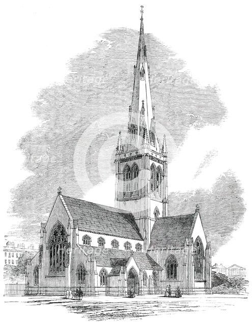 Church of the Holy Trinity, Building at Westminster, 1850. Creator: Unknown.