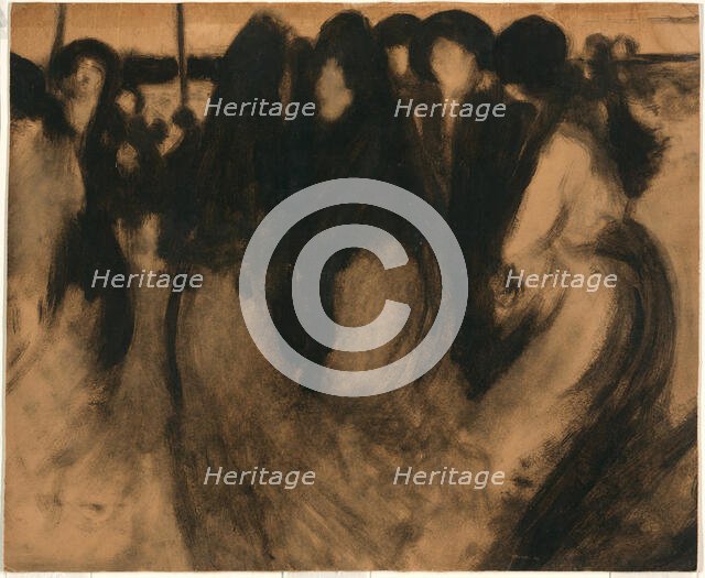 Women in Landscape, n.d. Creator: Eugene Carriere.