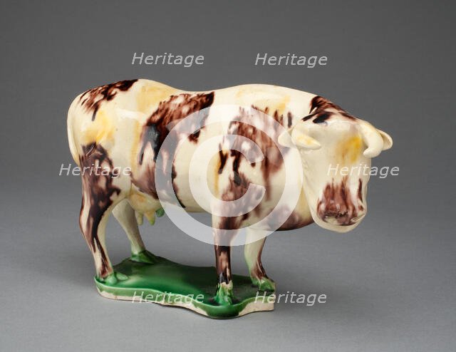 Cow, Staffordshire, c. 1765. Creator: Staffordshire Potteries.