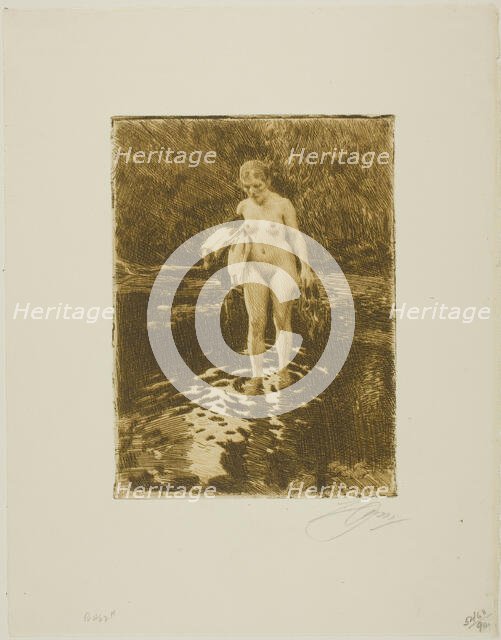 The Ford, 1912. Creator: Anders Leonard Zorn.