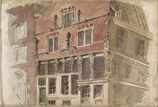 Seventeenth-century facade, 1863. Creator: Isaac Gosschalk.