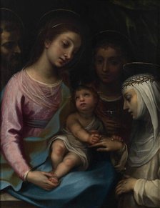 The Mystical Marriage of Saint Catherine of Siena, End of 16th century. Creator: Vanni, Francesco (1563-1610).