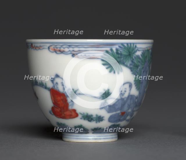 Wine Cup with Children at Play, 1465-87. Creator: Unknown.