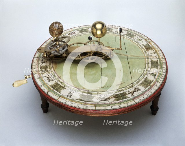 Mechanical orrery, 18th century. Artist: Unknown
