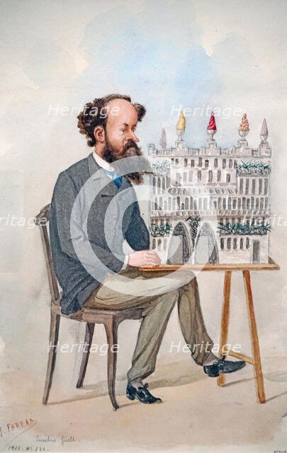 Eusebi Güell, c.1889. Creator: Parera, Josep (1830-1902).