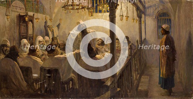 He is guilty of death!, 1906. Artist: Polenov, Vasili Dmitrievich (1844-1927)