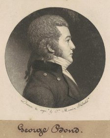 George Bond, 1798-1803. Creator: Charles Balthazar Julien Févret de Saint-Mémin.