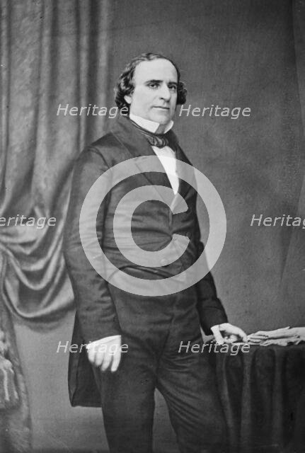 David Levy Yulee of Florida, between 1855 and 1865. Creator: Unknown.