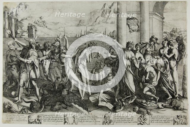 An Allegory of Statuary or Lament of Sculpture, 1629. Creator: Pierre Biard.