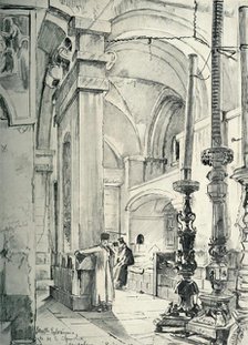 'The Vestibule of the Church of the Holy Sepulchre', 1902. Creator: John Fulleylove.