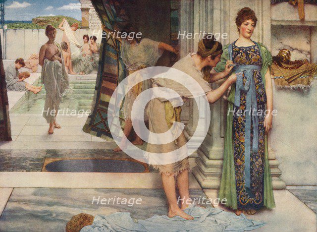 'The Frigidarium', 1890, (c1915). Artist: Sir Lawrence Alma-Tadema.