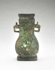 Ritual wine vessel (hu), Eastern Zhou dynasty, 8th century BCE. Creator: Unknown.