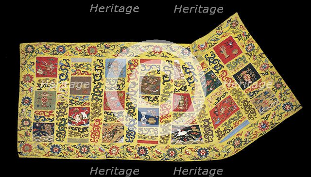 Jiasha (Mantle), China, Qing dynasty (1644-1911), 1650/1725. Creator: Unknown.