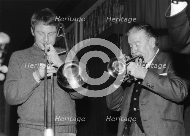 Wild Bill Davison, Roy Williams, Hitchin, Hertfordshire, 1967. Creator: Brian Foskett.