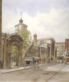 Church of St Olave, Hart Street, City of London, 1883. Artist: John Crowther