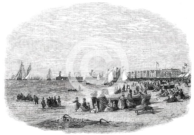 The Lowestoft Regatta - drawn by Duncan, 1850. Creator: Unknown.