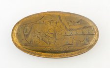 Tobacco Box with Scene of Venus and Adonis, England, early 18th century. Creator: Unknown.