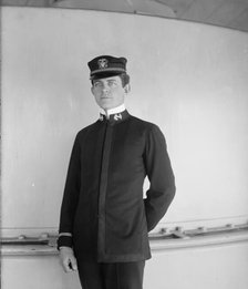 U.S.S. New York, Ensign Castleman, between 1893 and 1901. Creator: William H. Jackson.