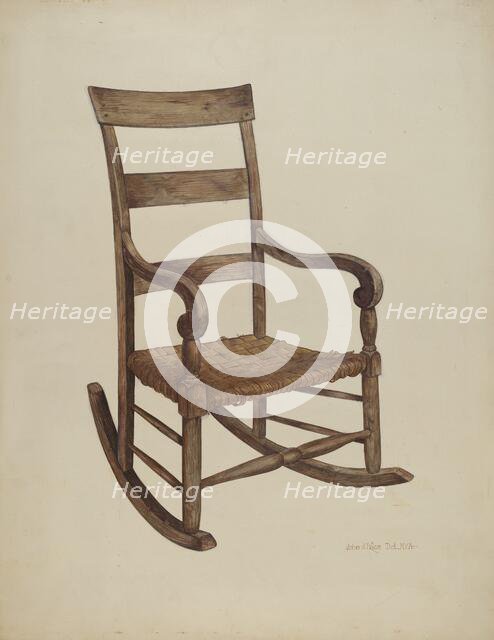Rocking Chair, c. 1942. Creator: John Price.