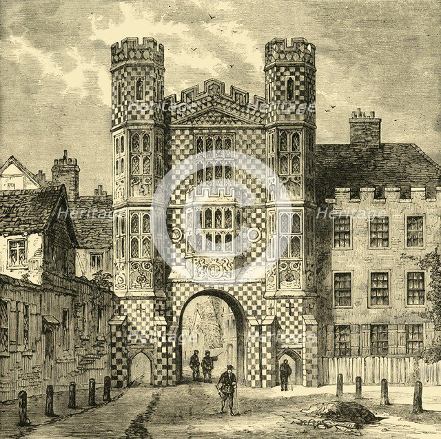 'The Holbein Gateway, Whitehall', (1881). Creator: Unknown.