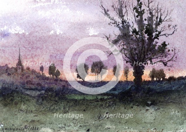 'Landscape', 1881. Artist: Henri-Joseph Harpignies