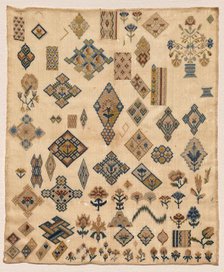 Sampler, late 1800s. Creator: Unknown.