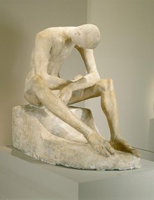 Seated Youth, 1917. Creator: Wilhelm Lehmbruck.