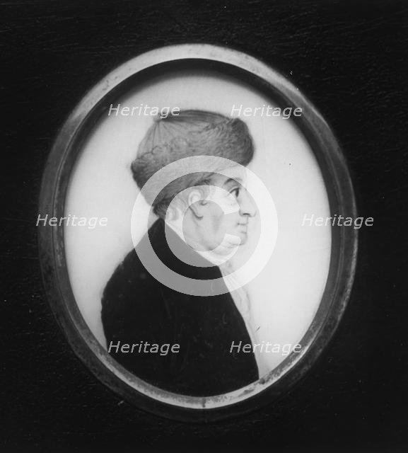 Plaque Portrait of Benjamin Franklin, 1776-1883. Creator: After Jean-Baptiste Nini (Italian, Urbino 1717-1786 Chaumont-sur-Loire).