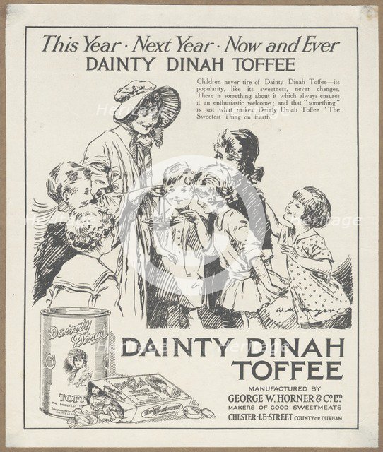Dainty Dinah Toffee, c.1920. Creator: Wilfred Fryer.