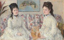 The Sisters, 1869. Creator: Berthe Morisot.