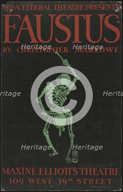 Faustus, New York, [1936]. Creator: Unknown.