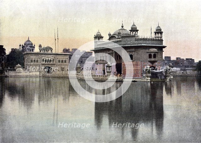 Golden Temple, Amritsar, Punjab, India, c1890. Artist: Unknown